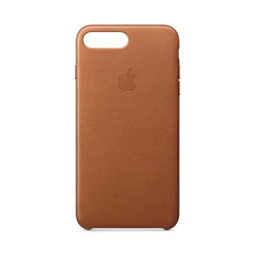 Funda Apple para iPhone 8 Plus de Cuero - Saddle Brown