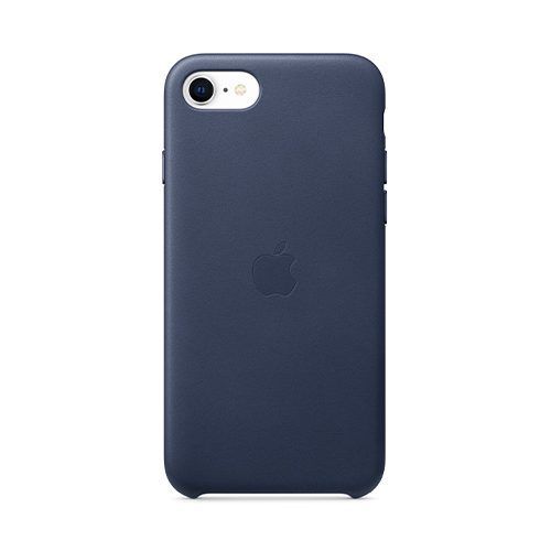 Carcasa Apple para iPhone SE 2020 Cuero Negro