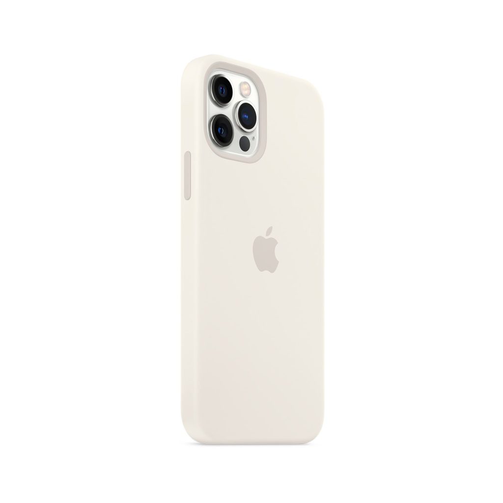 Funda Apple para iPhone 12 y 12 Pro de Silicona – Blanco