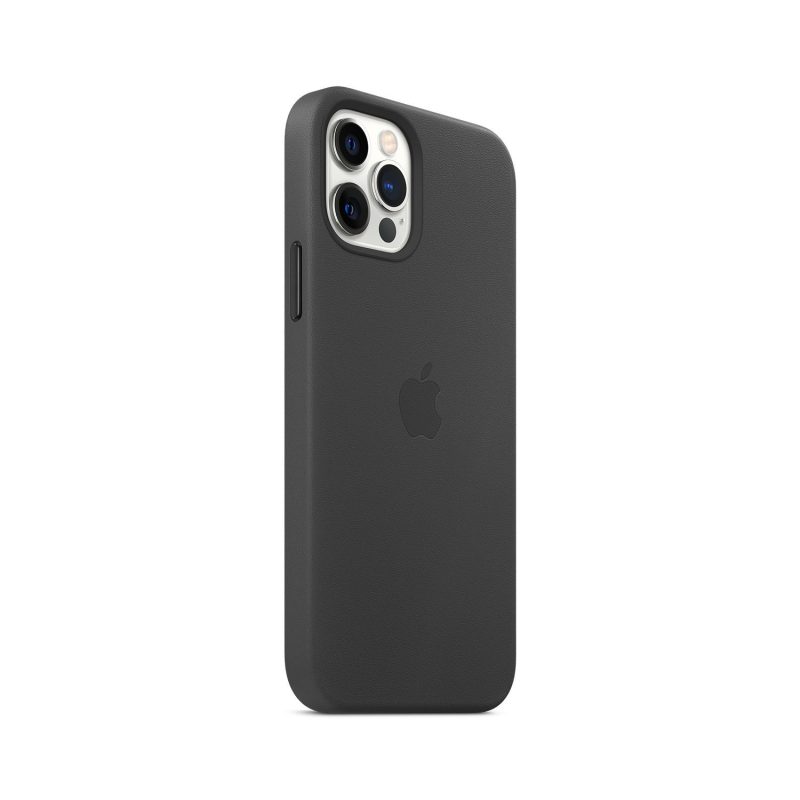 Funda Apple para iPhone 12 | 12 Pro de Cuero - Black