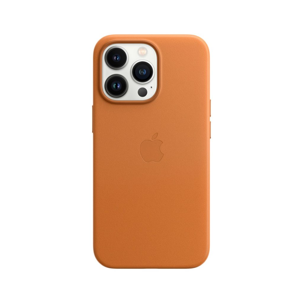 Funda Apple para iPhone 13 Pro de Cuero - Castaño dorado