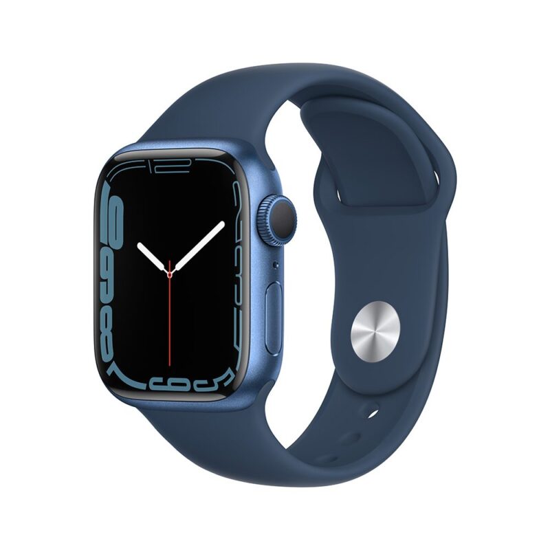 aws7 gps 41mm blue aluminum abyss blue sport band pdp image position 1 coes