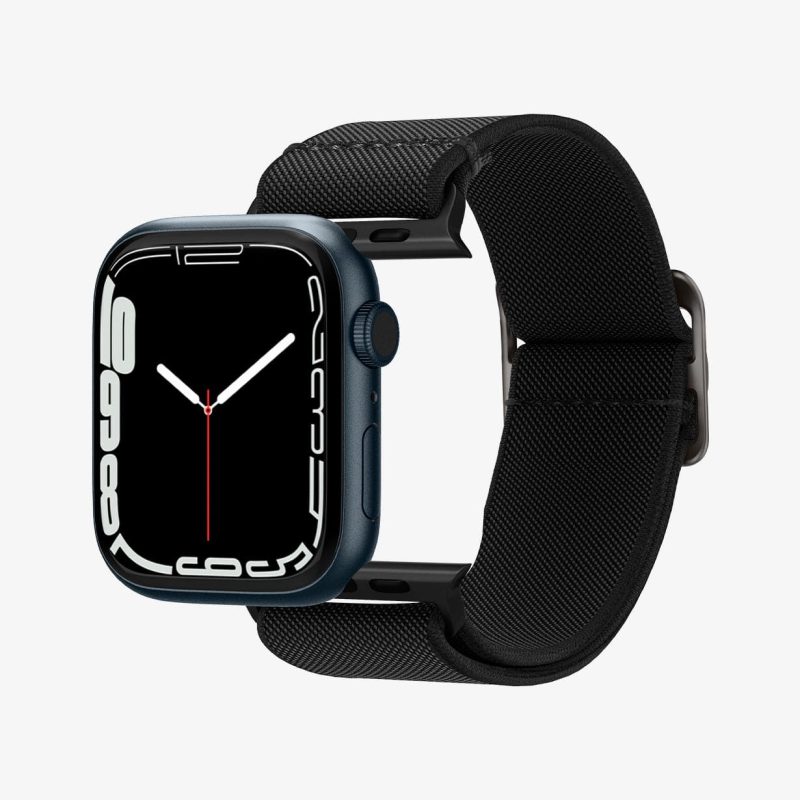 banda spigen lite fit para apple watch todas las series (41mm/40 mm) negro