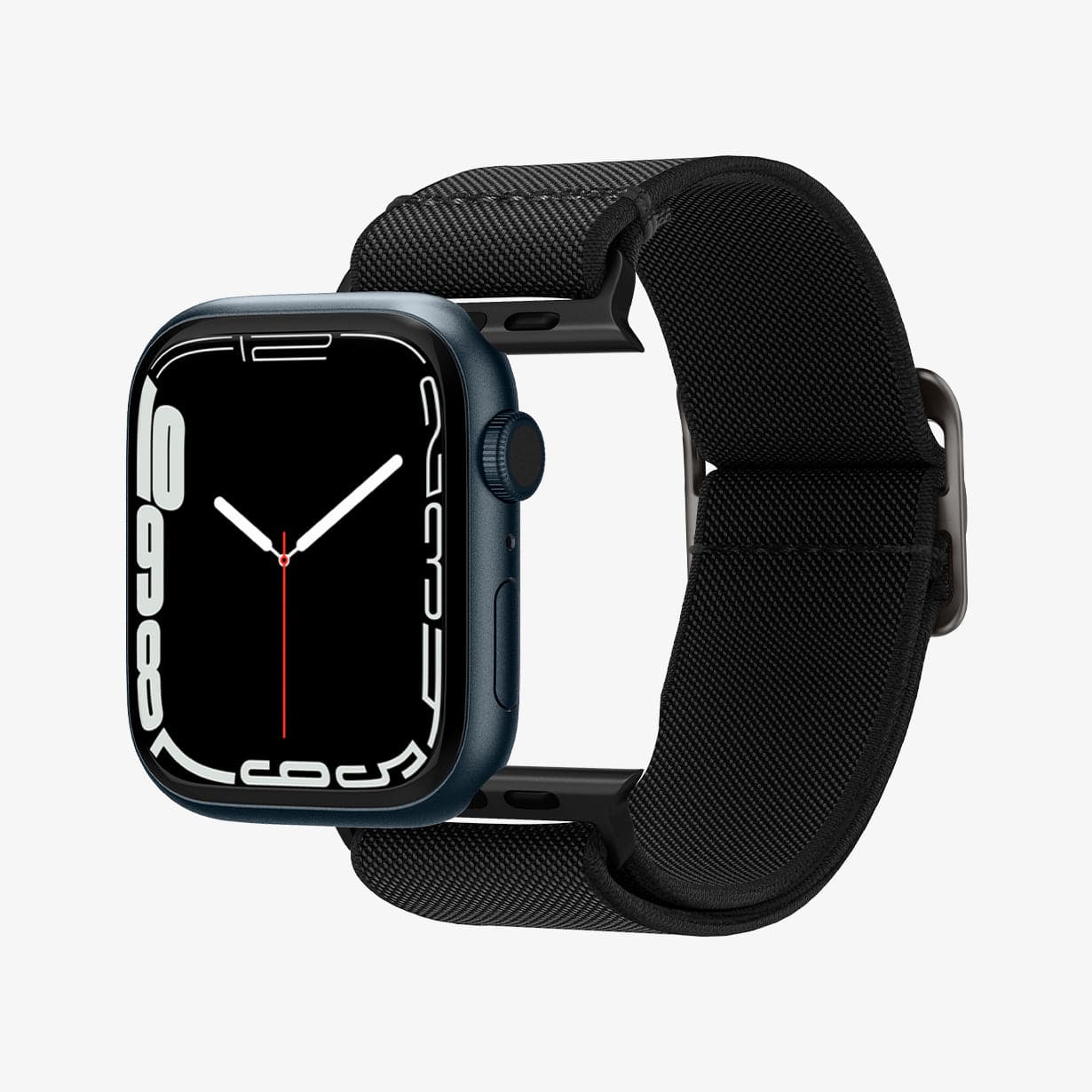 banda spigen lite fit para apple watch todas las series (41mm/40 mm) negro