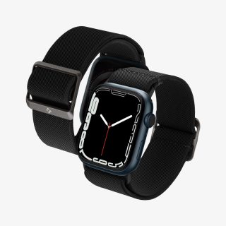 banda spigen lite fit para apple watch todas las series (41mm/40 mm) negro