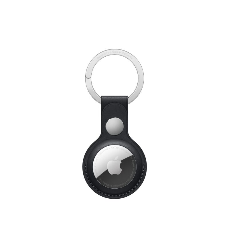 MMF93ZM/A AirTag Leather Key Ring - Medianoche