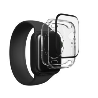 vidrio templado zagg invisibleshield glass fusion 360 para apple watch 41mm transparente