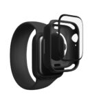 vidrio templado zagg invisibleshield glass fusion 360 para apple watch 45mm negro