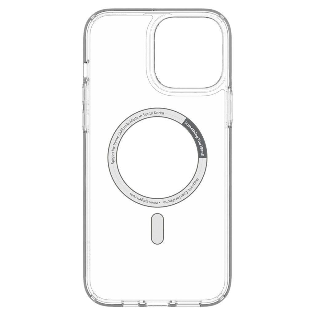 Funda Spigen Ultra Hybrid MagSafe iPhone 13 - (transparente/Negro) - Funda -movil.es