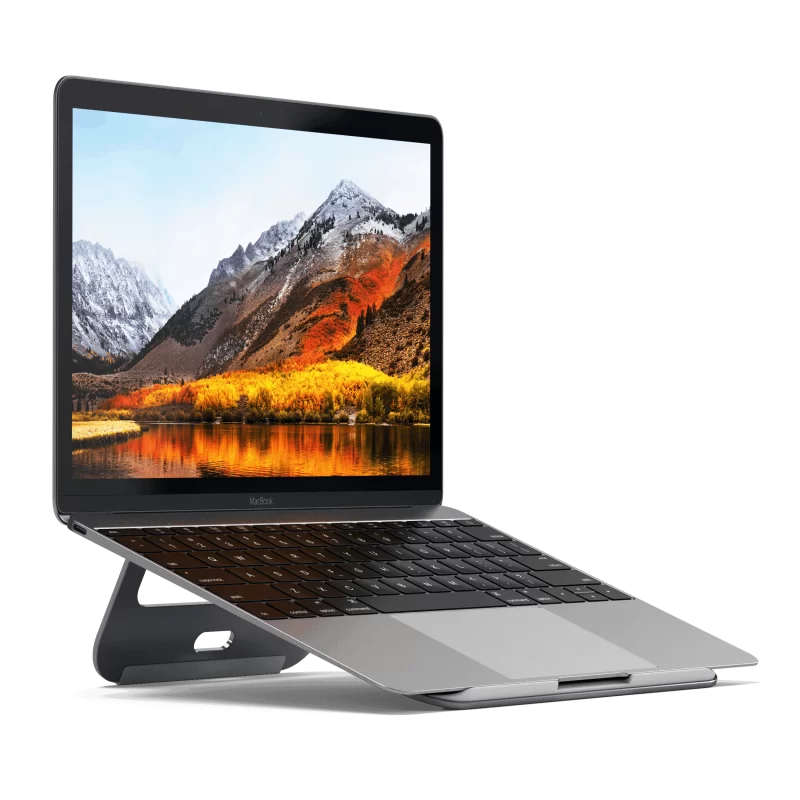 soporte satechi p/macbook aluminio gris espacial