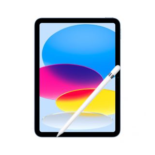 combo ipad 10.9 azul wifi 64 gb + apple pencil (1ra gen)