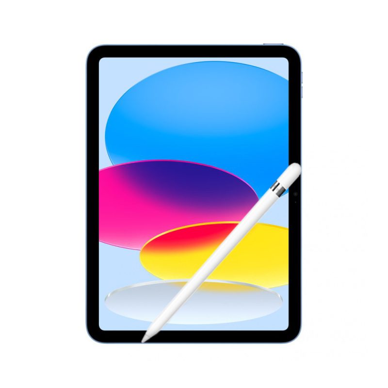 combo ipad 10.9 azul wifi 64 gb + apple pencil (1ra gen)