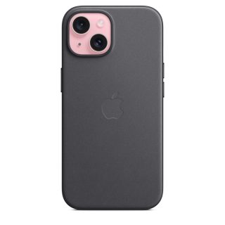 apple funda finewoven para iphone 15 con magsafe negro