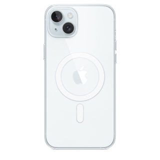 funda apple iphone 15 plus magsafe transparente