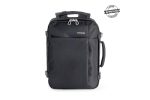 tucano tugo travel backpack cabin luggage, 20l for macbook pro 16" laptop 17" black