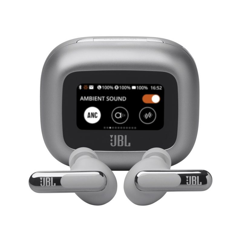 auriculares jbl live beam 3 plata