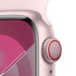 apple watch series 9 gps 41 mm rosa/correa s/m