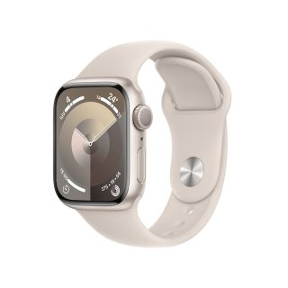 apple watch series 9 gps 41 mm blanco estrella/correa s/m