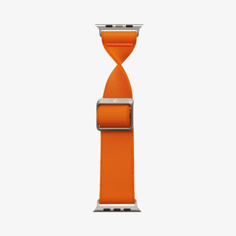 correa spigen apple watch 49/45/44/42 mm lite fit ultra naranja