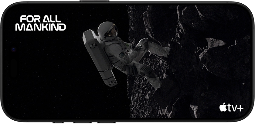 Escena del episodio 1 de la serie de AppleTV+ For All Mankind, titulado Luna roja, en un iPhone 16 Pro