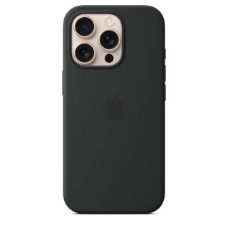 funda apple iphone 16 pro silicona magsafe negro