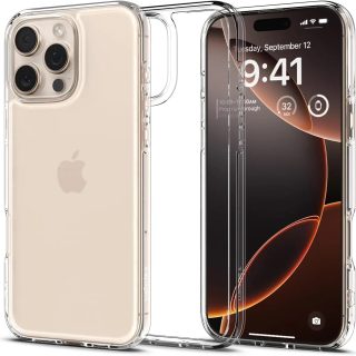 funda spigen iphone 16 pro crystal hybrid transparente