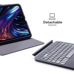 funda con teclado zagg ipad pro 13 m4 pro keys2 desmontable negro/gris